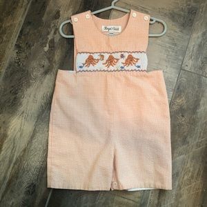 Royal Child  Smocked 12 month Boys Octopus JonJon